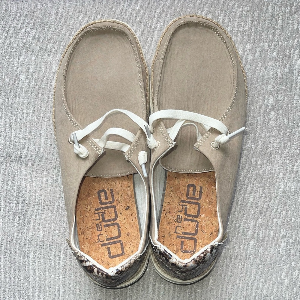 Hey Dude Light Brown Slip-On Shoes